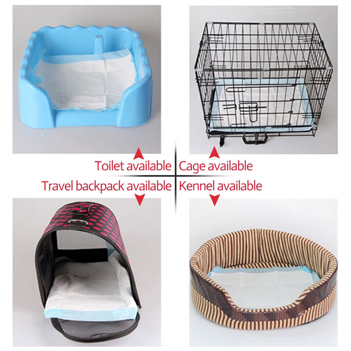 40Pcs Dog Training Pee Pad Super Absorbent Pet Diaper Disposable Clean For Pet