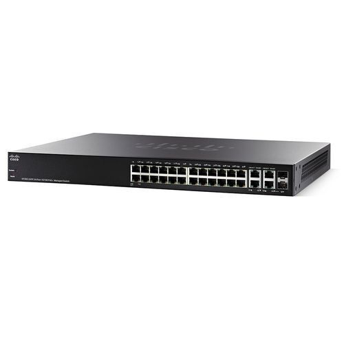 24-Port 10 /100 PoE Managed Switch With Gigabit Uplinks And SFP