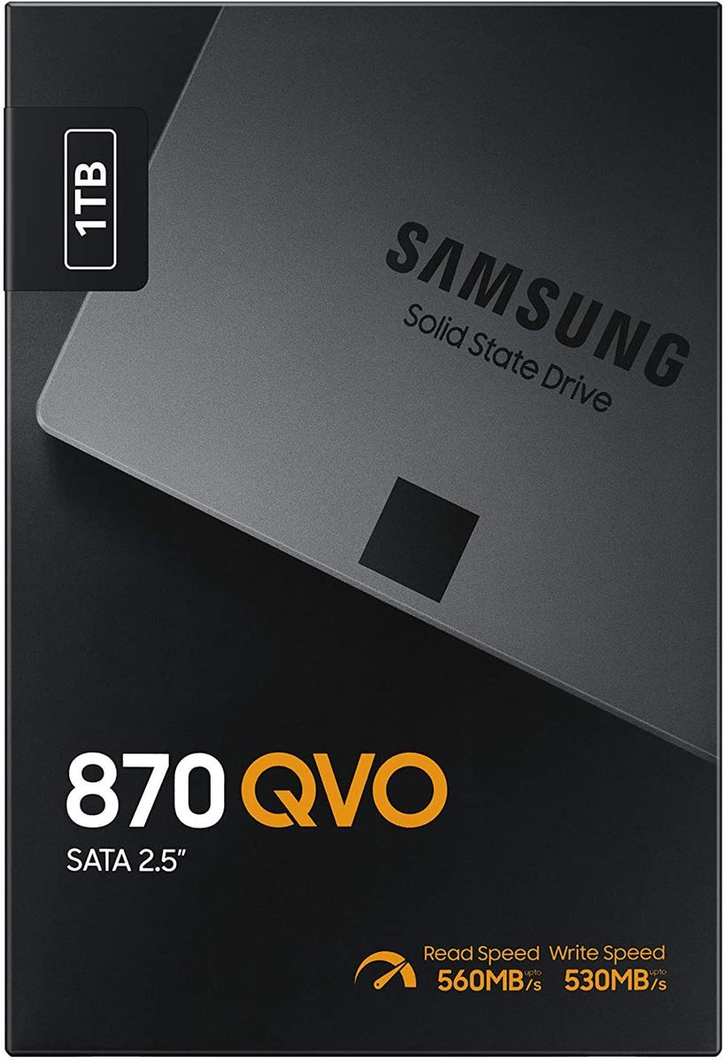 870 Qvo 1tb 2.5” SATA SSD/Solid State Drive