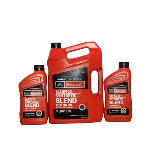 Motorcraft Sae 5w-20 Synthetic Blend Motor Oil - 7L