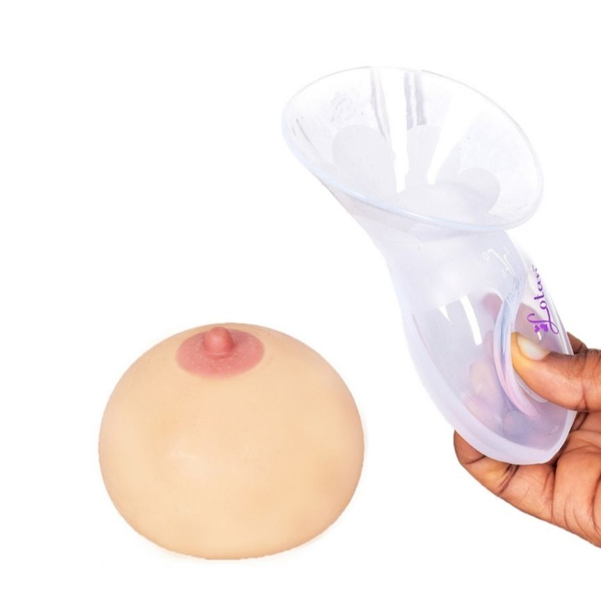 Hands-free Silicone Breast Pump + Baby Fruit Feeder+ Dust Cover+  User Manual+ Free Ziplock Bag; 120ml And Above Capacity, See-through Design, Painless Suction, No Cords