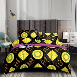 Black and gold high quality bedsheet