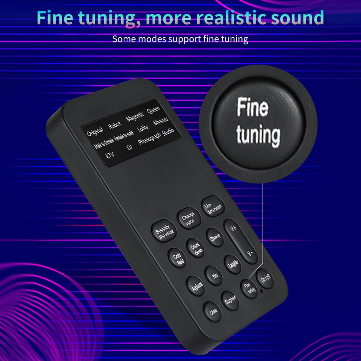 Professional Voice Changer  Sound Card Sound Effects Machine