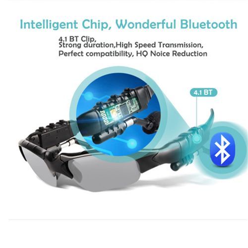 FBI Glasses Bone Conduction Headset  Bluetooth Sunglasses