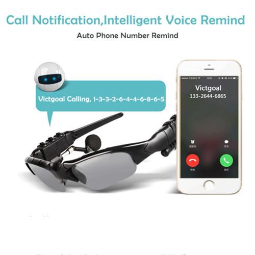 FBI Glasses Bone Conduction Headset  Bluetooth Sunglasses