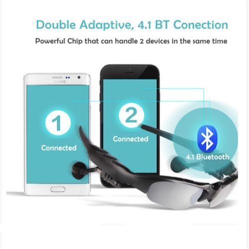 FBI Glasses Bone Conduction Headset  Bluetooth Sunglasses