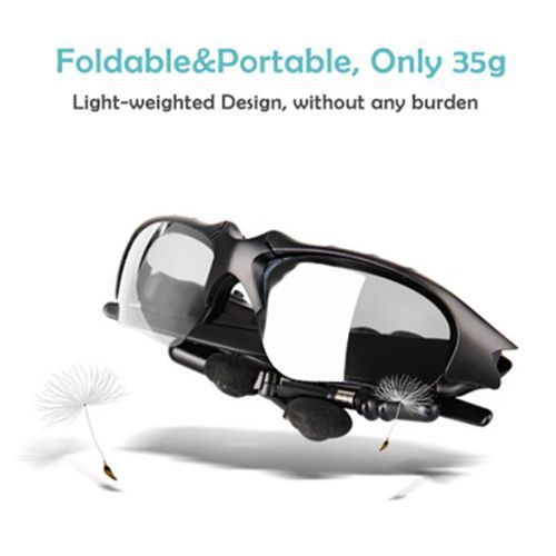 FBI Glasses Bone Conduction Headset  Bluetooth Sunglasses