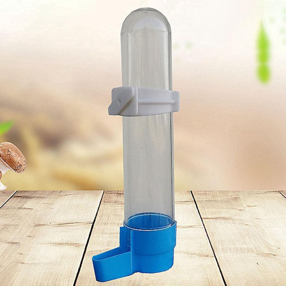 Bird Water Dispenser Bird Water Dispenser Food Container Cage Accessories Blue