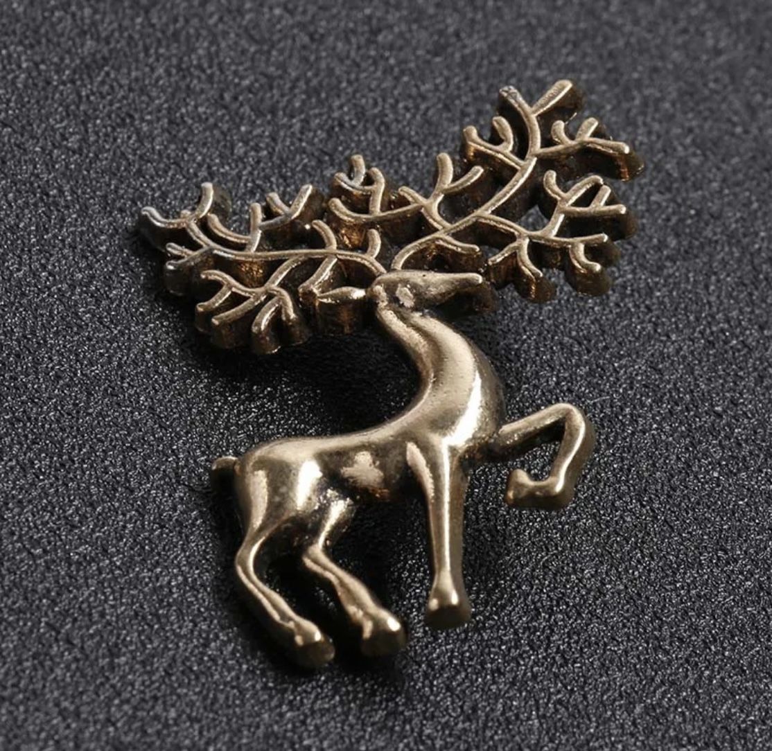 Deer Pin Brooch For Men