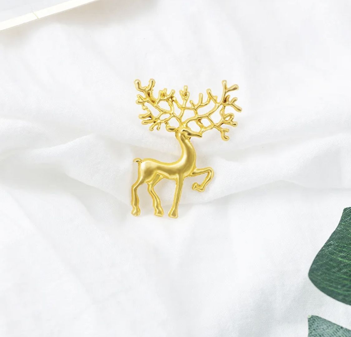 Deer Pin Brooch For Men