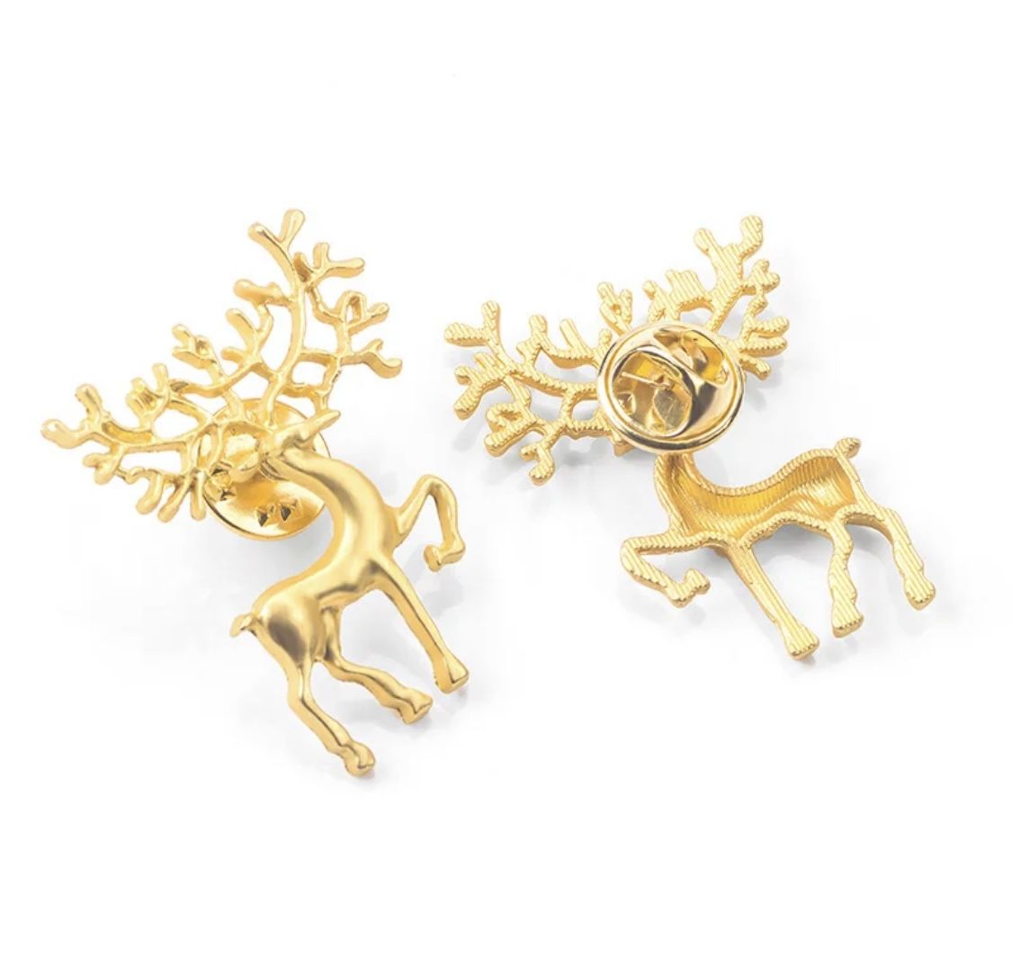 Deer Pin Brooch For Men