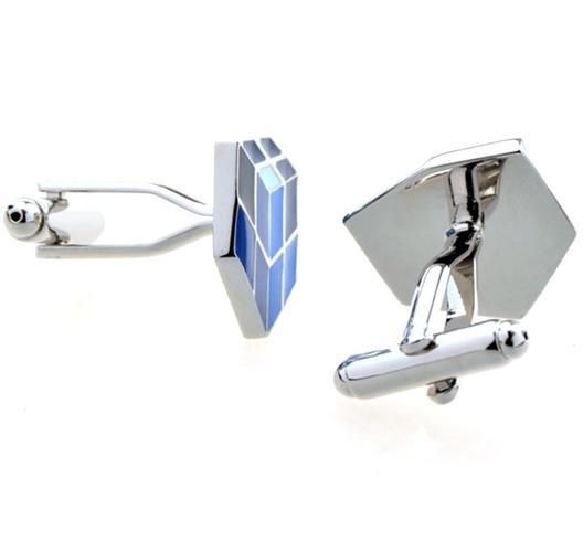 Enamel Magic Cube Cuff Links Copper Colorful Plating Cufflinks Men's Jewelry Accessory