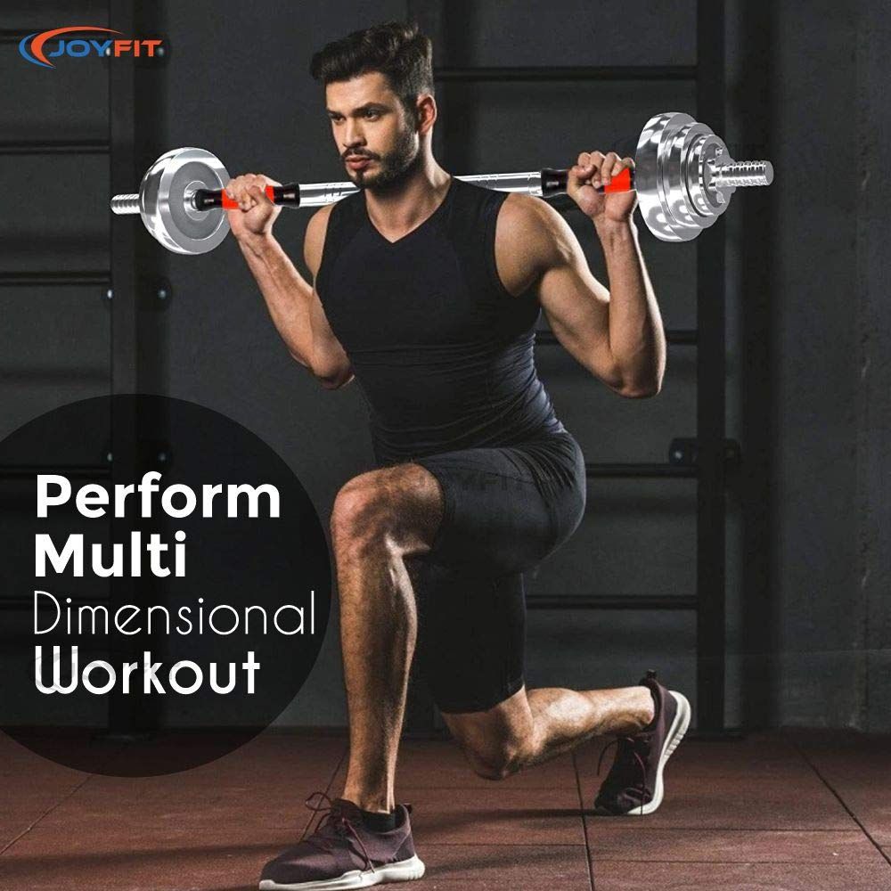 Convertible 20KG Dumbbells Set +30CM Barbell Connector+Case