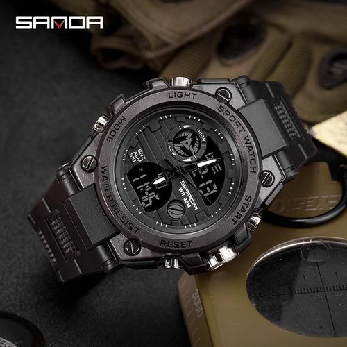 Sport Men's Watches Fashion Waterproof LED Digital Watch 739