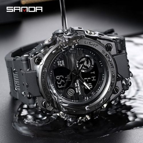 Sport Men's Watches Fashion Waterproof LED Digital Watch 739
