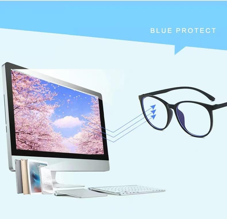Blue light blocking men and women anti-fatigue headache computer glasses
