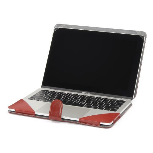 13" Pro (USB-C Port) Case, One-piece Design Soft PU Leather Cover For 2016-2018 Macbook Pro 13.3 Inch With Touch Bar, Brown