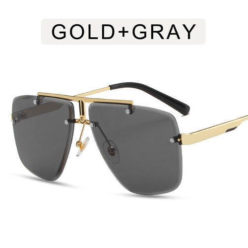 New Fashion Sunglasses Vintage Rimless Sunglasses
