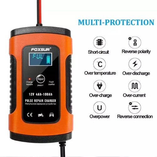 Rechargeable Automatic Battery Charger - 5 Amp - 12v