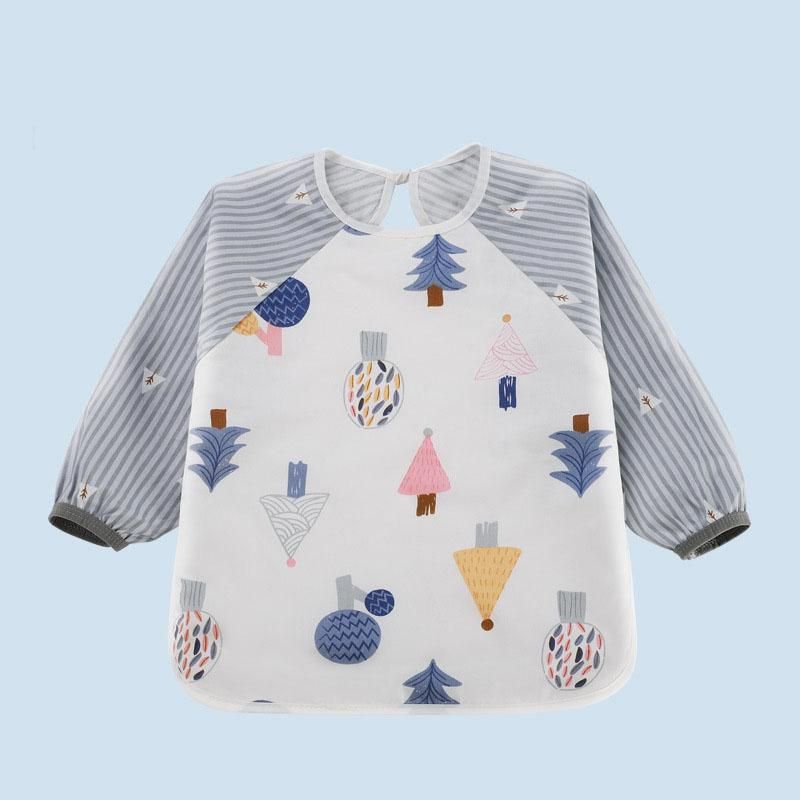 4PCS  Cartoon Animals Children Feeding Smock Bib