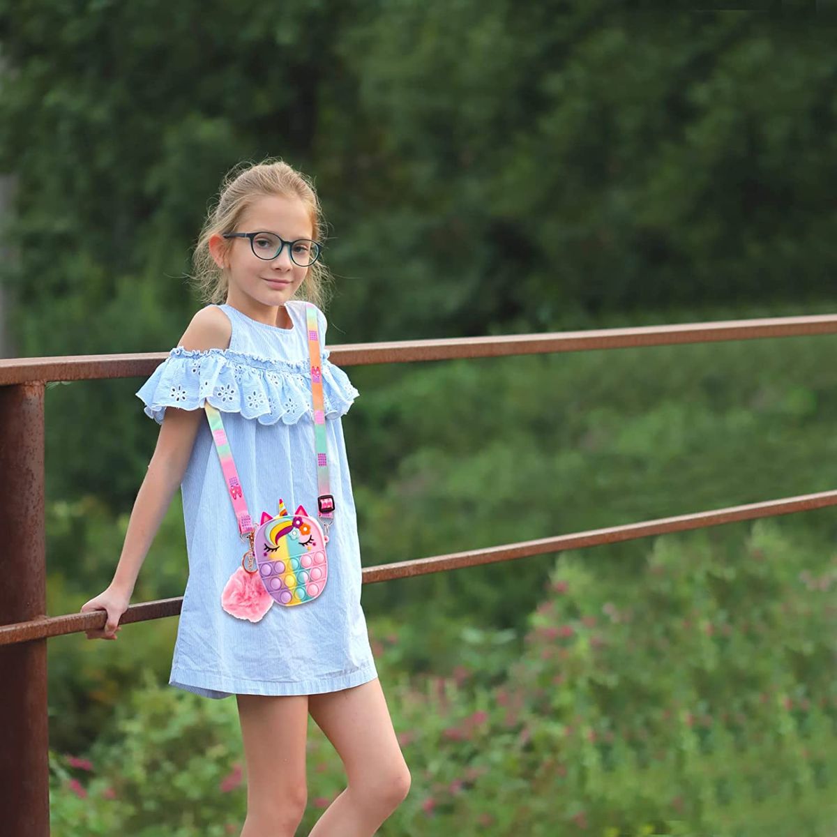 Fashion Fidget Toys Popit Christmas Unicorn Bag