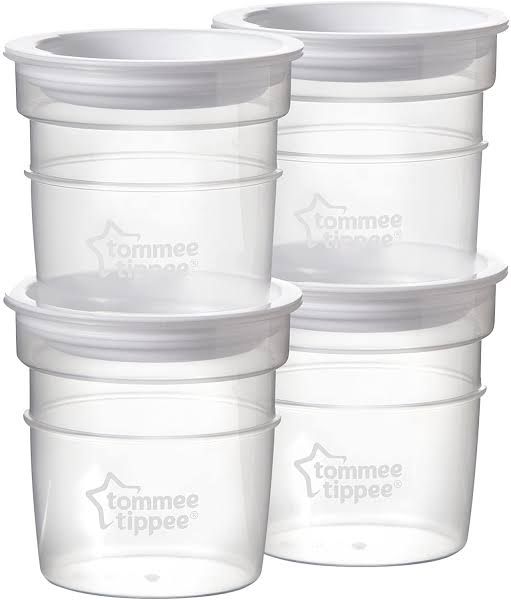 Breast Milk Storage Cups Pots X 4