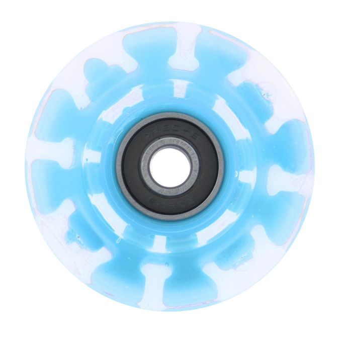 4Pack Quad Roller Skate Wheels With Bearings For Double Row Blue