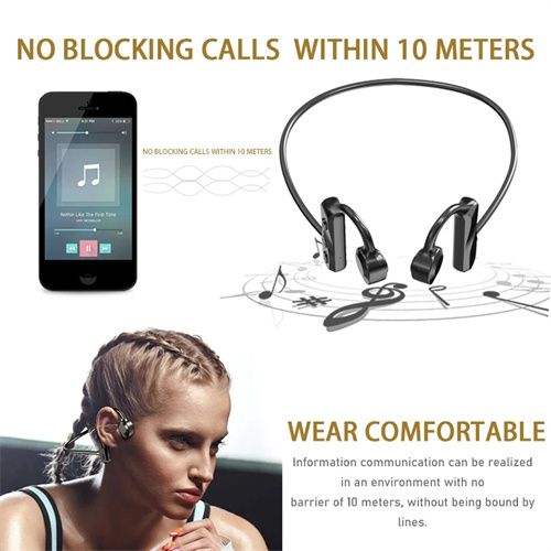 Bone Conduction Bluetooth Headsets Wireless Earphones