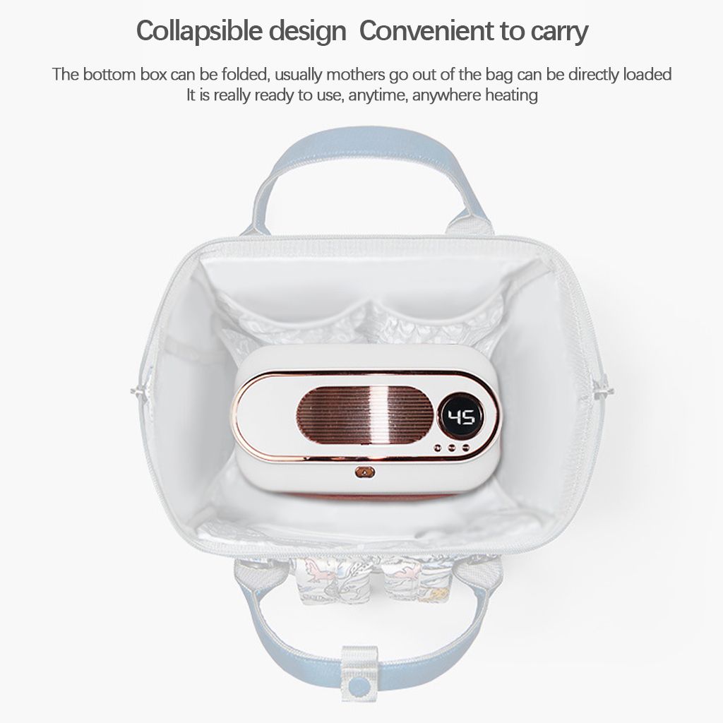 Portable  Warmer LED Display Wet Tissue Storage Case For