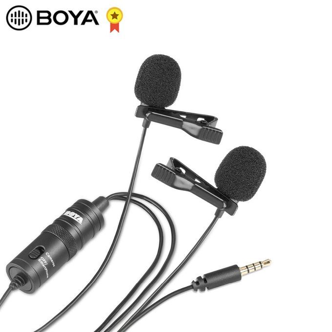 M1DM Dual Omni-directional Lapel Microphone