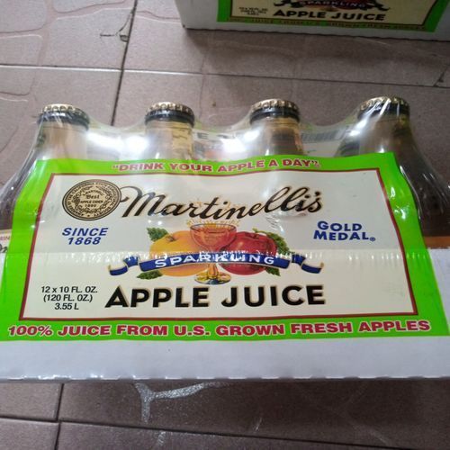 GOLD MEDAL SPARKLING APPLE JUICE - 12 BOTTLES