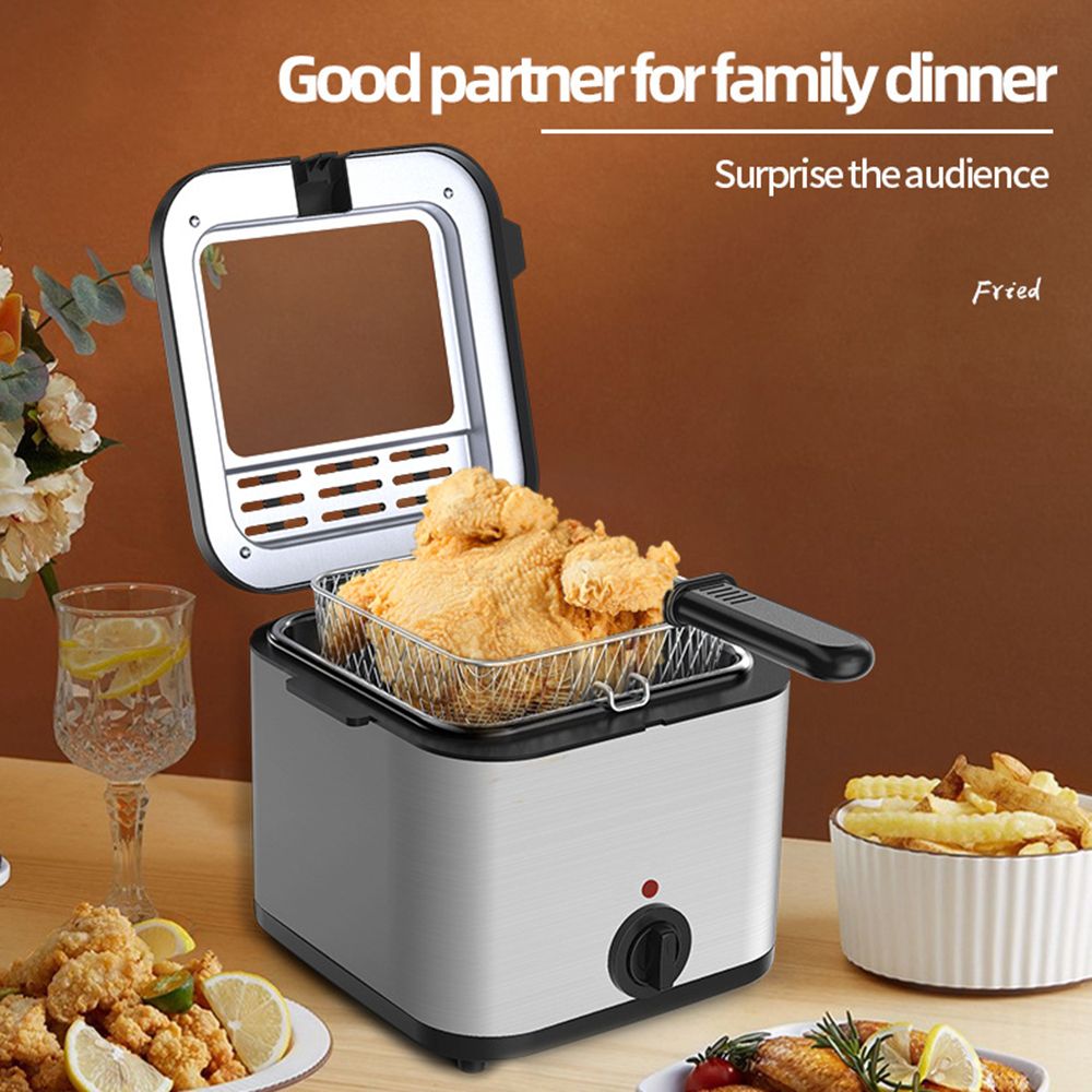 2.5L Electric Fryer Household Small 1000W High Power
