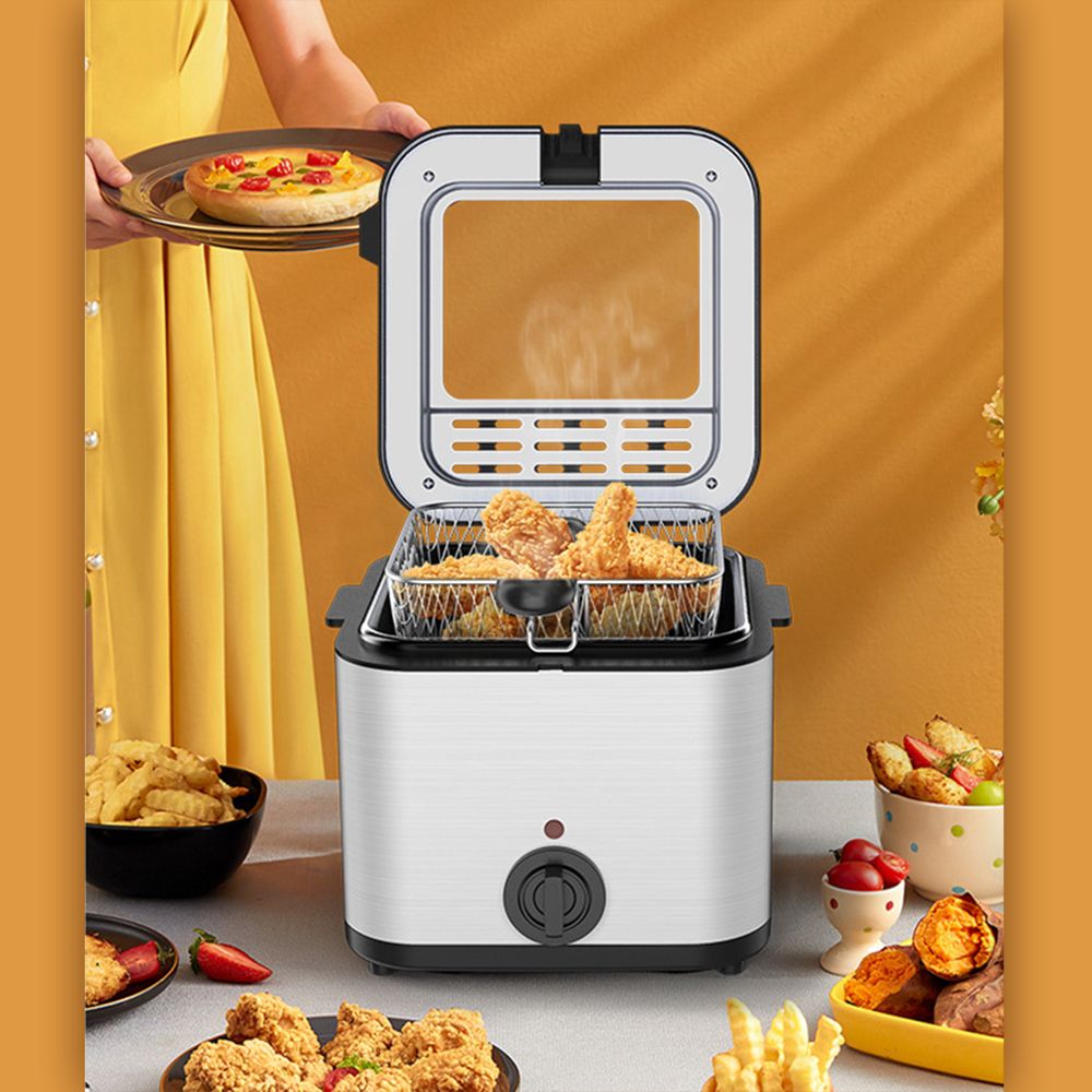 2.5L Electric Fryer Household Small 1000W High Power
