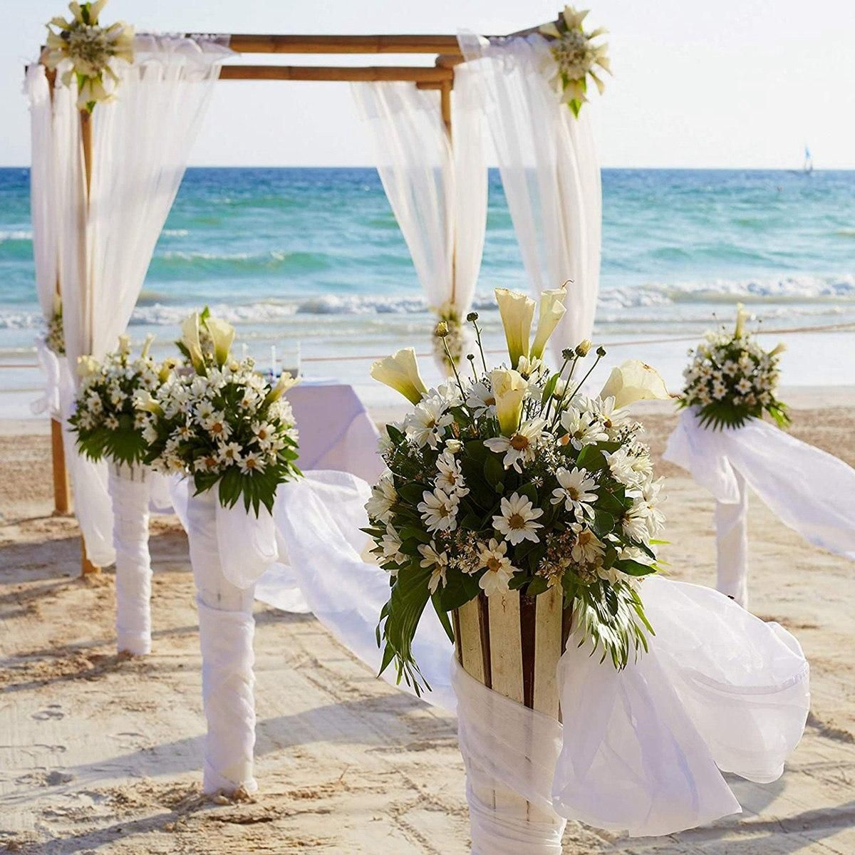 2Pcs Square Flower Foam Cage with Floral Foam,for Wedding