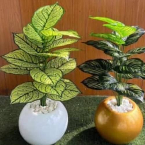 Planter Vase And Artificial Flower