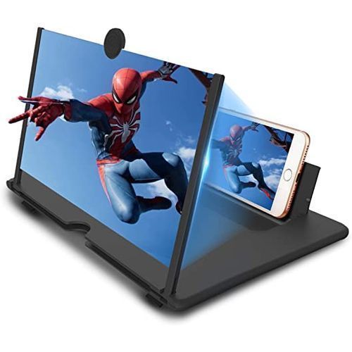 12inch 3D Mobile Phone Screen Magnifier HD Video Amplifier Stand Bracket