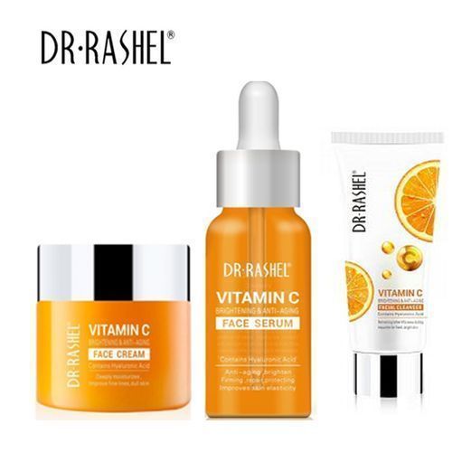 Dr Rashel Vitamin C Face Set- Serum- Cleanser,- Cream.