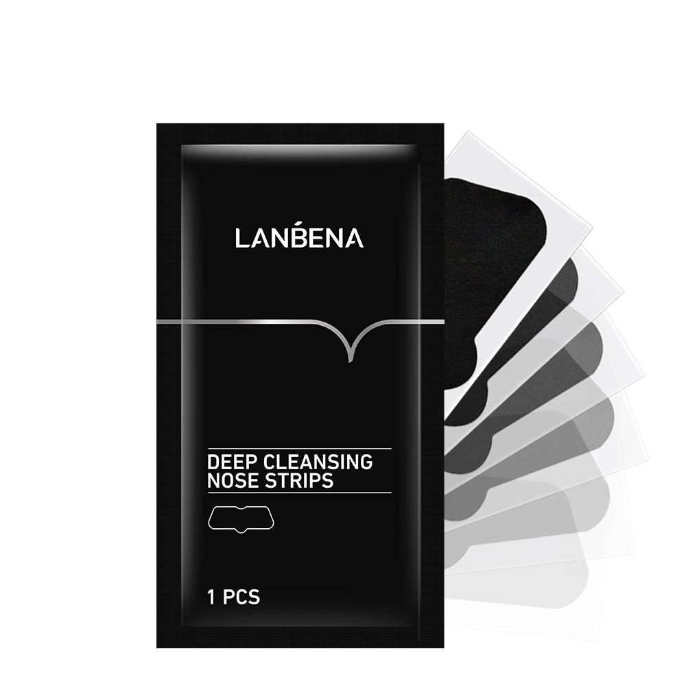 LANBENA 1Pcs Deep Cleansing Nose Strips Blackhead Remover Strips Purify Skin Nose Peel Off Mask