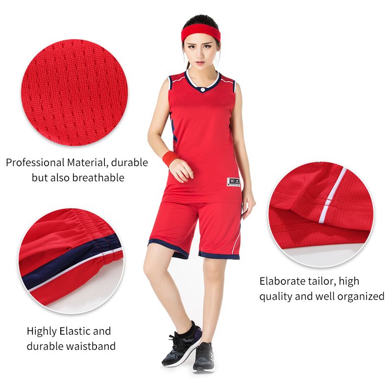 Basketball Jerseys Sets Uniforms Kits For Girl Spo