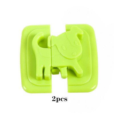 2 Piece Refrigerator Safety Lock Child Baby Safety Cabinet Wardrobe Lock Water Dispenser Child