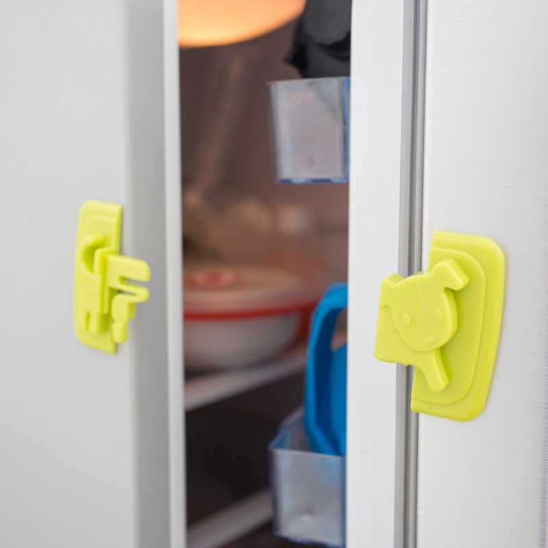 2 Piece Refrigerator Safety Lock Child Baby Safety Cabinet Wardrobe Lock Water Dispenser Child