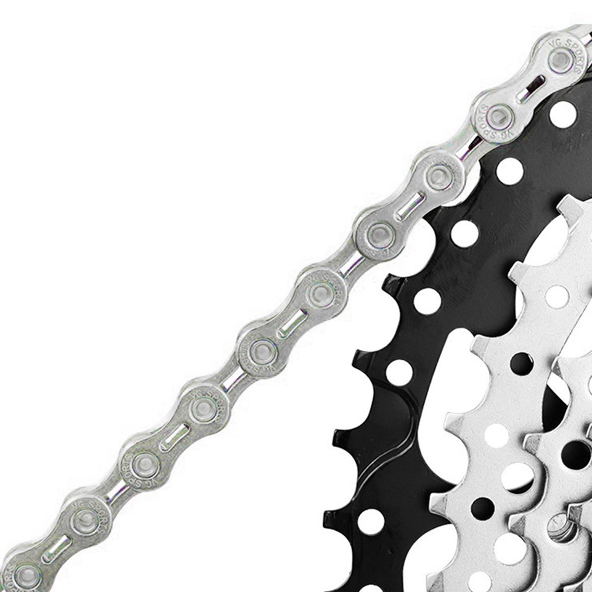8/9/10/ Bike Chain 1/2" X 11/128" 116 Links  Silver