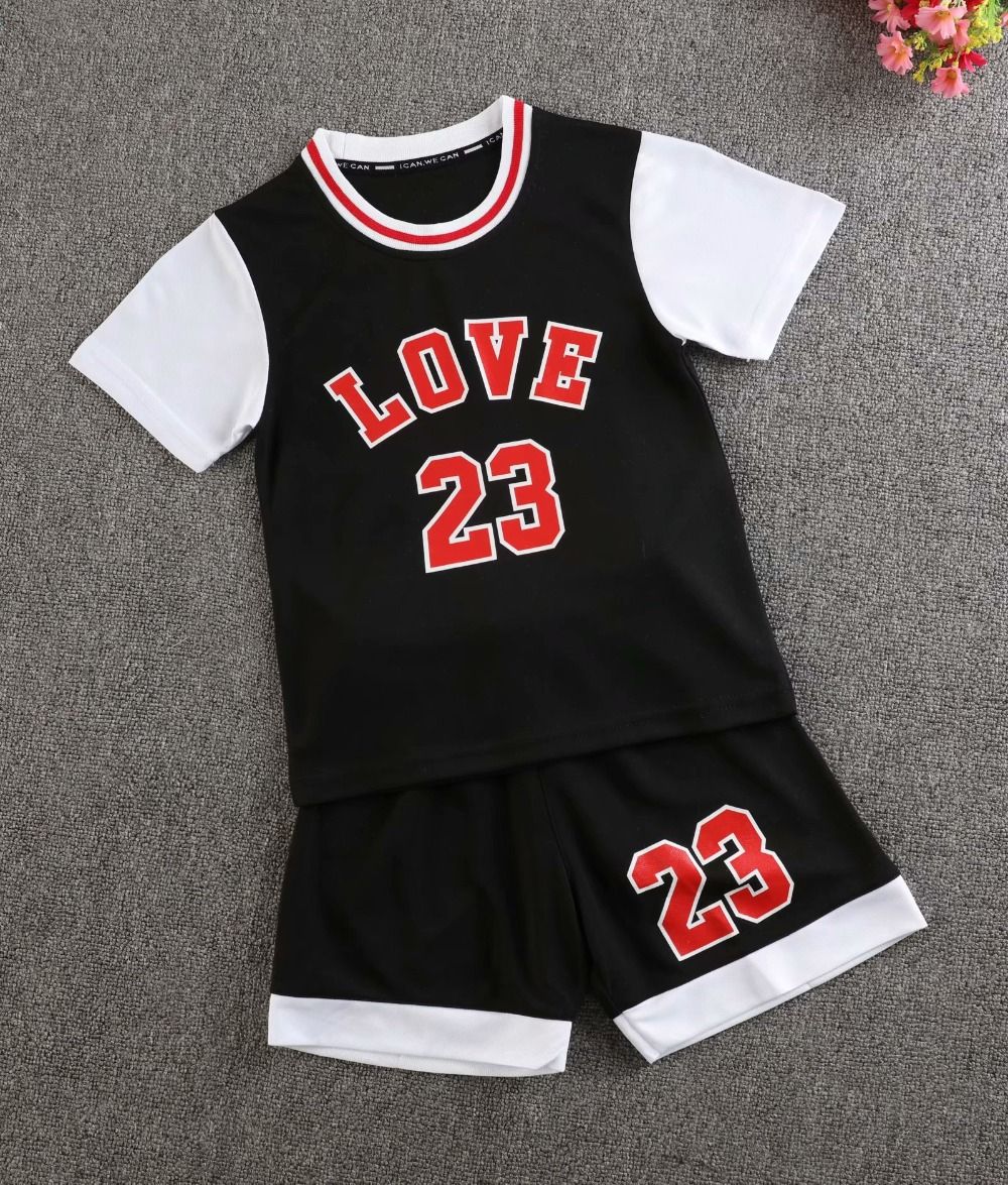 Kids Basketball Jerseys Sets Children Blank Basket