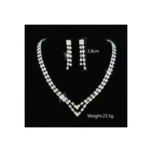 Double Jewelry Set - Silver