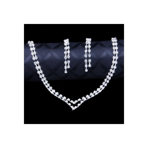 Double Jewelry Set - Silver