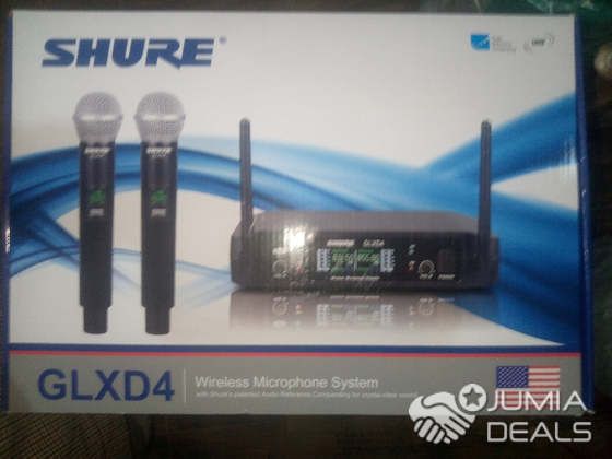 GLX-D4 Wireless Lavalier & Handed Microphone System UHF