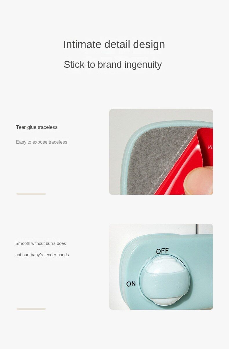 2pcs Baby Safety Plastic Cabinet Lock Baby Protection Safe Locks For Refrigerators Cupboard Security Drawer Latches