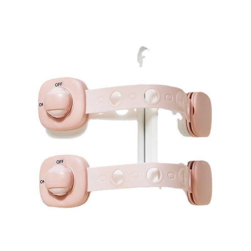2pcs Baby Safety Plastic Cabinet Lock Baby Protection Safe Locks For Refrigerators Cupboard Security Drawer Latches