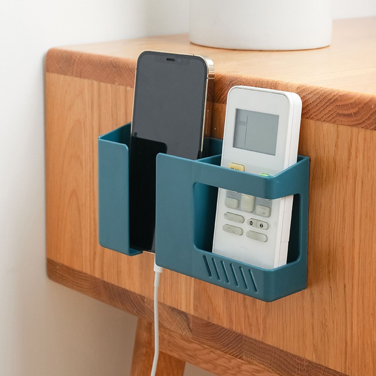 Mobile Phone Rack   TV Remote Control Wall Blue