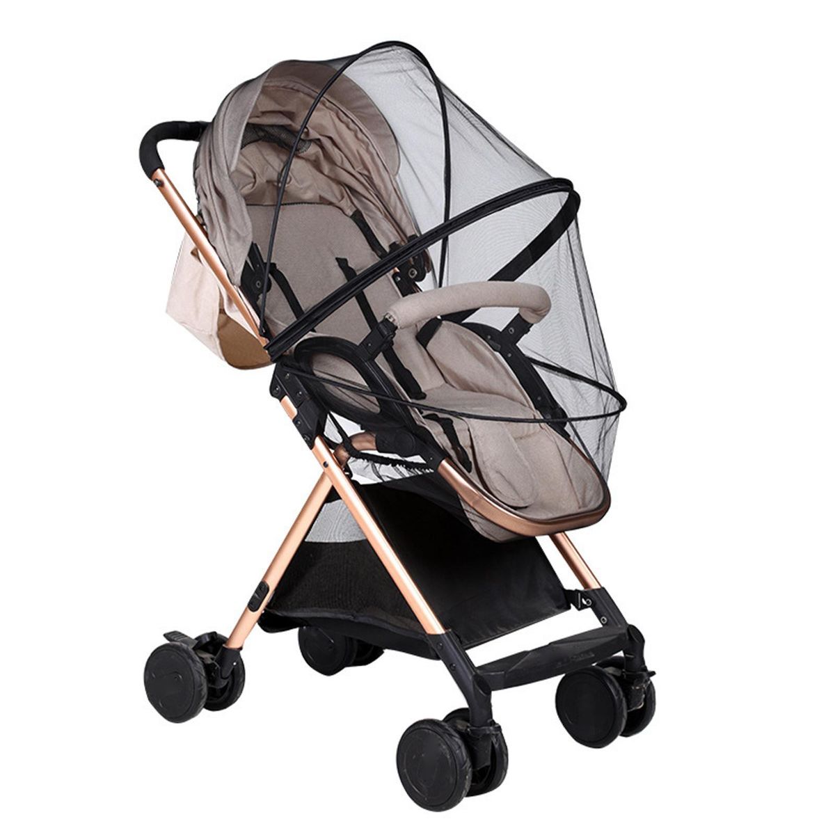 2-in-Pack Baby Strollers Mosquitoes Net Bug Net For Crib Playpen